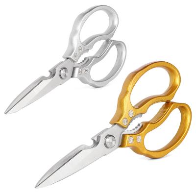 China Cutting Amazon Hot Sale Stainless Steel Chicken Bone Scissors Universal Heavy Duty Kitchen Shears for Cutting Meats, Poultry for sale