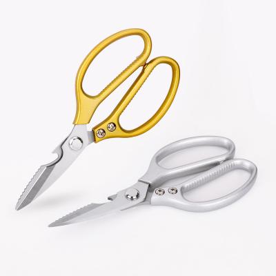 China High Strong Longevity Aluminum Alloy Multifunctional Scissors Household Universal Cutting Sharp Shears for sale