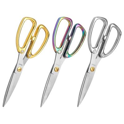 China Universal Durable Utility Household Kitchen Scissors Stainless Steel Sewing Scissors Sharp Cutting Sharp Work Sewing Office Shears for sale