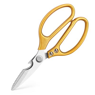 China Household multi-function scissors scissors high security 7.5 inch aluminum alloy pointed scissors universal cut for sale