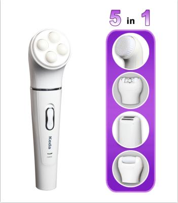 China Keda 5 Multifunctional Electric Hair Removal in 1 Epilator for sale