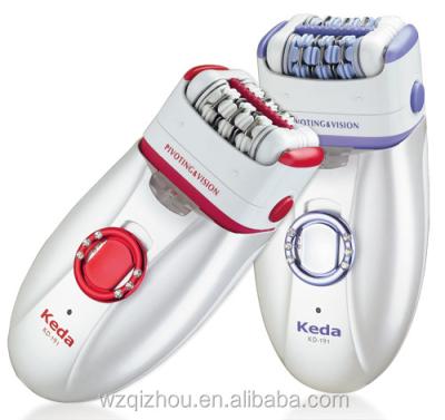 China Keda Rechargeable Epilator 20cm*20cm*6cm for sale