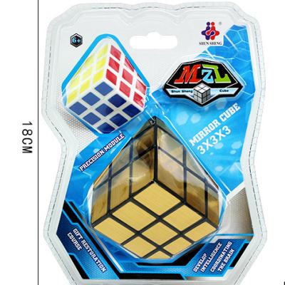 China Mini Hot Selling 3x3 Amazon Cube Magic PVC Sticker Puzzle Hot Selling Toys Mirrored Magic Cube for sale