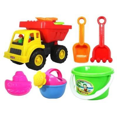 China Kids Plastic Outdoor Toys Truck Buggy Beach Set Inflatable Sand Beach Toys for sale