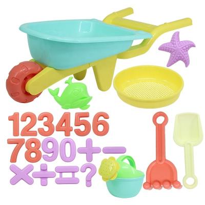 China TOY Beach Toys MODEL Set for Kids Sand Water Wheel Castle Molds Truck Bucket Beach Shovel Rakes Tool for sale