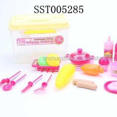 China Plastic Toys Cooking For Wholesale To Pretend Play Items Kitchen Toy Set Color Dough New Play Set Cooking Toy Set For Kids for sale