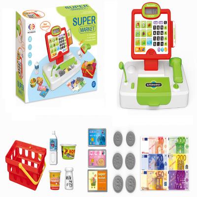 China 2022 Inflatable Kids Learning Fun Shopping Simulates Real Supermarket Cash Register For Kids Cashier Machine Toys for sale