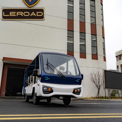 China LEROAD New High Performance Nice Quality L14 Shuttle Electric Sightseeing Car L14 4994mm*1532mm*2106mm for sale