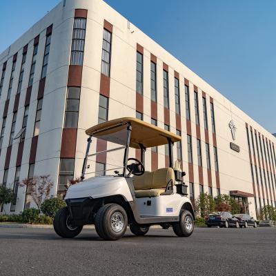 China LEROAD latest new brand L2 white fashionable popular electric golf cart high efficiency golf car 18*8.5-8 for sale