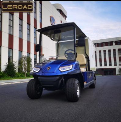 China LEROAD Newcomer Shuttle2 with Van Box Electric Blue Customized Good Quality 18x8.5-8 Utility Vehicle for sale