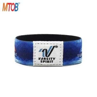 China Waterproof/Waterproof 13.56MHz Non-contact Comfortable Wear NFC Elastic Wristband for Moneyless Event for sale