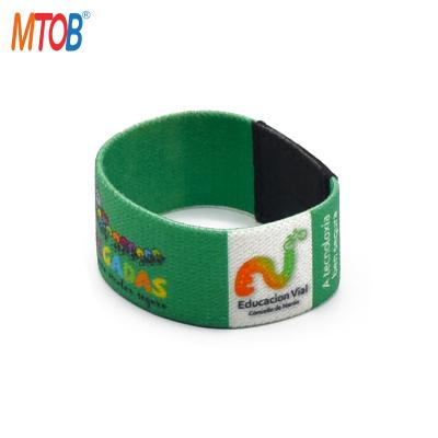 China NFC Wristbands Elastic Fabric Elastic Material Eco-stretch Wristbands Waterproof/Waterproof NFC Wristband With RFID for sale