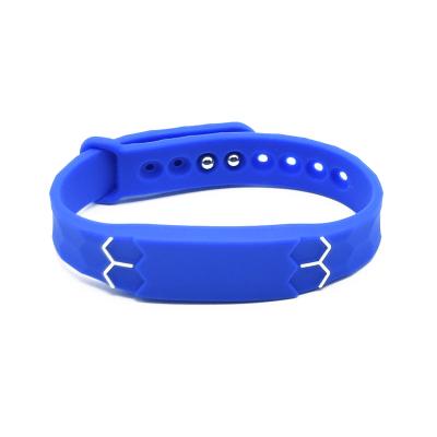 China Silicone Waterproof Adjustable Wristband Plus New Design Waterproof/Waterproof 13.56MHz RFID for sale