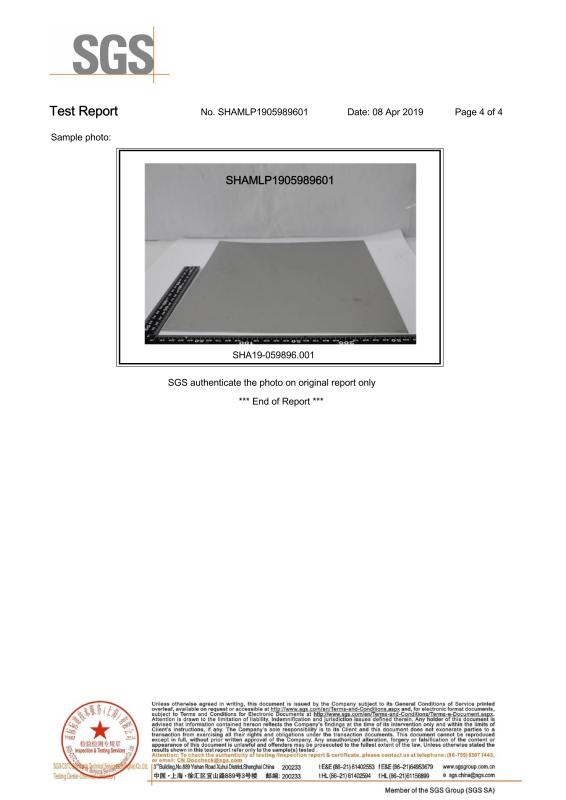 Gold Plus Supplier Assessment Certificate - HuaXia Steel Corporation Limited