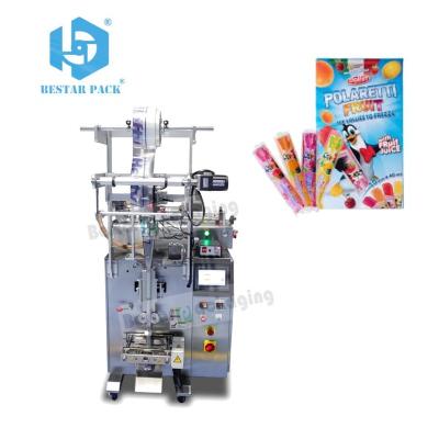 China Food Popsicle Packaging Machine , Automatic Measuring Liquid And Filling Packing Machine for sale