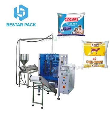 China Automatic Liquid Food Packing Machine For Milk Pouch 500ml for sale