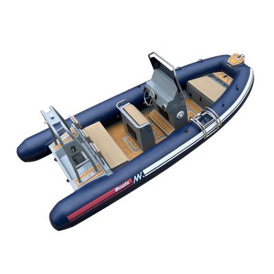 China Ultralight / Durable Customized 17ft Hot Sale RHIB520 Rigid Aluminum Hull RIB Orca Hypalon /PVC Inflatable Boats for sale