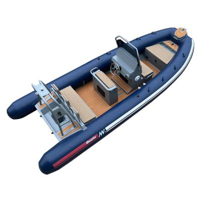 China Durable 19ft Aluminum RIB 580 Ocean Luxury Master PVC / Hypalon / Orca RIB Inflatable Boat For Sale for sale