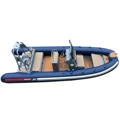 China High Quality Ultralight/Durable RIB 580 Hypalon/PVC 19ft Rigid Aluminum Inflatable Boats for sale