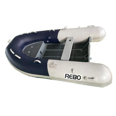 China Durable RHIB280 Rowing 9ft Deep Lakes Aluminum Hull Double V Inflatable Boat Orca Hypalon For Sale for sale