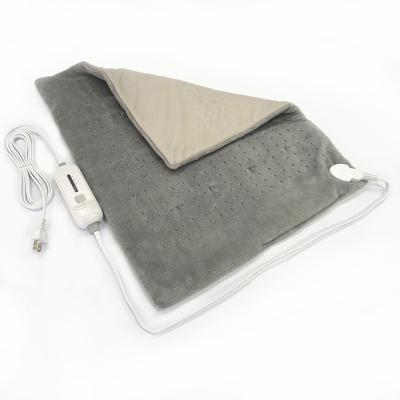 China Washable Warp Fabric USA Standard Coral Fleece and Coral Fleece Pain Relief Heating Knitting Pad for Elderly for sale