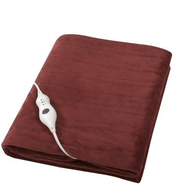 China Single Throw Warm Heating Blanket For Winter ETL 110V for sale