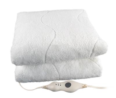 China Hotel 110V Electric Single Bed Warmer Soft Heating Pad for sale