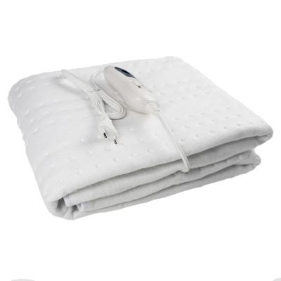 China Fast Heating Wholesaler Small Electric Blanket Different Size Electric Blanket King Heated Heater for sale