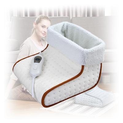 China Soft artificial wool liner & Microplush Blanket with Stamp Welding Foldable Portable Cozy 220V Winters Dry Heat Foot Warmer for Home and Office for sale