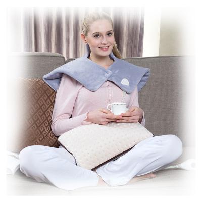 China Household Super Comfortable Pain Relief Flannel 110V Electric Heated Protection For Neck And Shoulder for sale