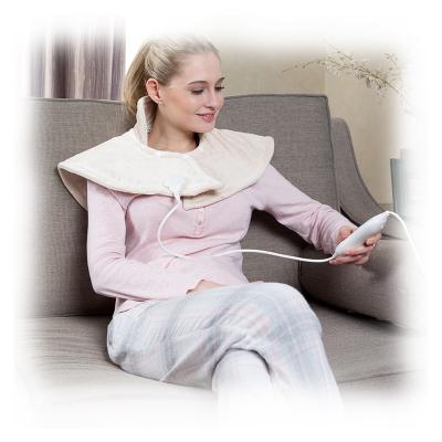 China GS CE Approval 220V Super Comfortable Electric Heat Special Wrap Surface Fleece Neck And Shoulder Warmer For Pain for sale