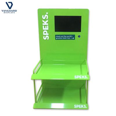 China hot sale factory direct accessories battery countertops green metal display rack EC-compliant for sale