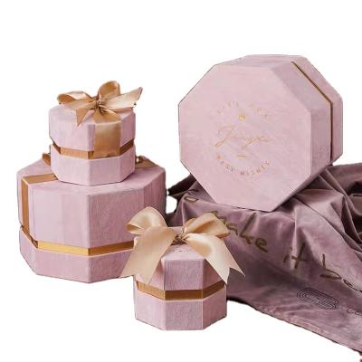 China Handmade Custom Wedding Packing Ribbon Hand Gift Box Exquisite Packaging Perfume Gift Box for sale