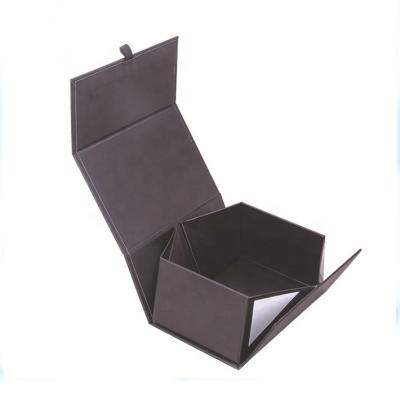 China Recyclable Luxury Custom Logo Cardboard Flat Pack Paper Folding Book Shaped Magnetic Gift Boxes for sale