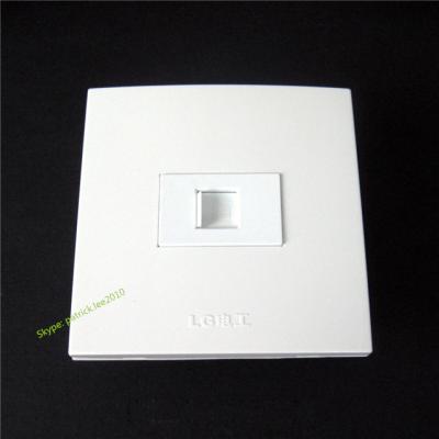 China Nice Design White RJ45 Socket Wall Panel Connector Factory Original Cheap Price for sale