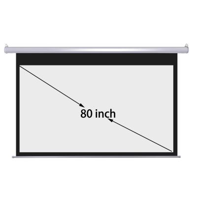 China Professional 4K Movie Picture Projection Screen 80 Inch 16:9 With Wireless Remote Control for sale