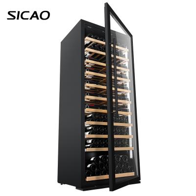 China Zhongshan Large Commercial Restaurant Commercial Use 680L Single Zone Cooler Wine Refrigerator Cellars 300 Bottles for sale