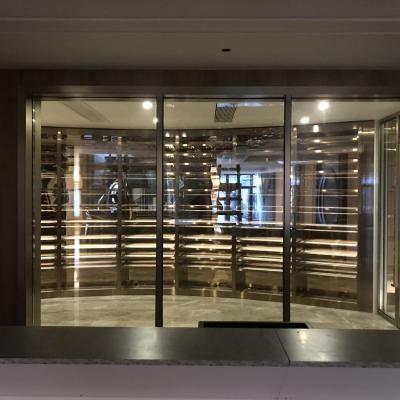 China High Quality Built-in Stainless Steel Wall Mounted Cabinet Body Different Size Customized OEM Design Display Wine Cellar for sale