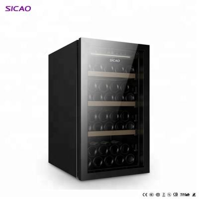 China Hot Selling Hotel Counter Top 41 Bottles Mini Fridge Wine Refrigerator For Home Sales for sale