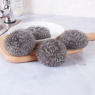 China Flat Stainless Steel Scouring Pads Iron Metal Scrubber Strong Cleaing Capacity for sale