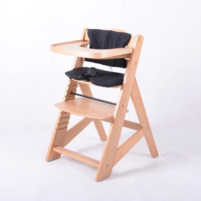 China PANEL adjust chair baby feeding chair baby wooden highchair for sale