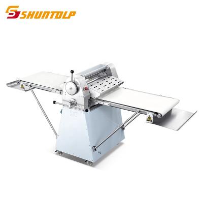 China Beverage Factory Bakery Equipment Bread Pizza Dough Roller Rolling Rolling Pastry Rolling Crescent Pizza Dough Sheeter for sale