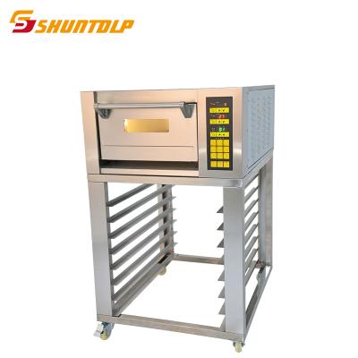 China Commercial Bread Pita 1 Tray Deck Commercial Catering Electric Baking Oven With Standing Space for sale