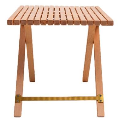 China Factory Price Eco-friendly Fashionable Promotional Wooden Outdoor Portable Picnic Table for sale