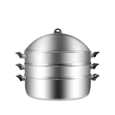 China 2019 Sustainable New Style Stainless Steel Height Steamer Cooking Pot Large Capacity Steamer for sale