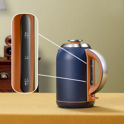 China 360 Degree Rotational Base 1800W High Power Customized Logo Stainless Steel Smart Electric Kettle for sale