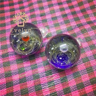 China Beautiful Classic/Modern/European Style Compatible With High Borosilicate Galaxy Universe Opal Crafts Glass Cosmic Ball for sale