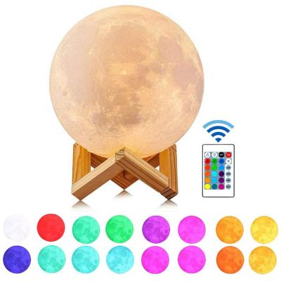 Κίνα Customized Desk Mini 3d Print Lantern Ball Floating Star Led Night Light Moon Lamp προς πώληση