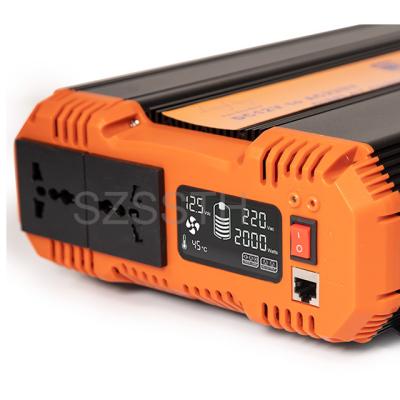 China Yes Shenzhen factory 12v 24v 120v 110v 220v 240v pure sinewave inverter power inverter 2000w 2000watt inverter for sale