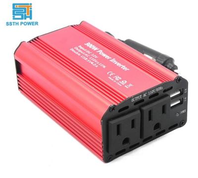 China Dual Car US Plug Micro USB DC AC 5V 220v 50hz 110v 60hz 300w Inverter Power Inverter For Car for sale